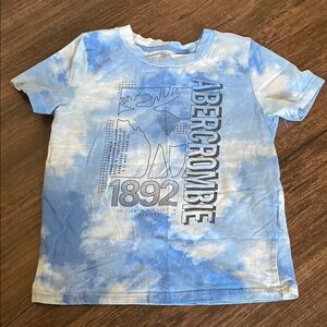 Abercrombie & Fitch Kids Blue Tie-Dye T-Shirt